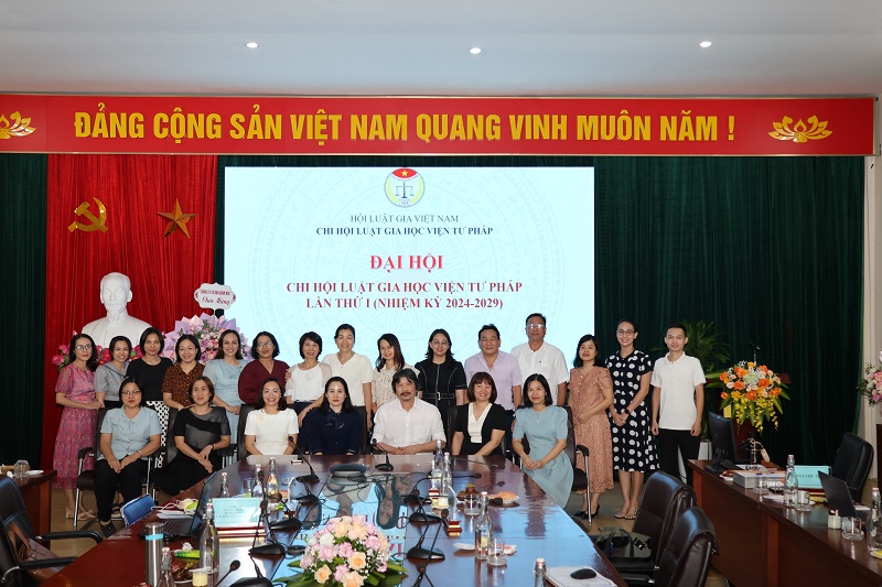 Chi hội Luật gia Học viện Tư pháp tổ chức Đại hội lần thứ nhất, nhiệm kỳ 2024-2029